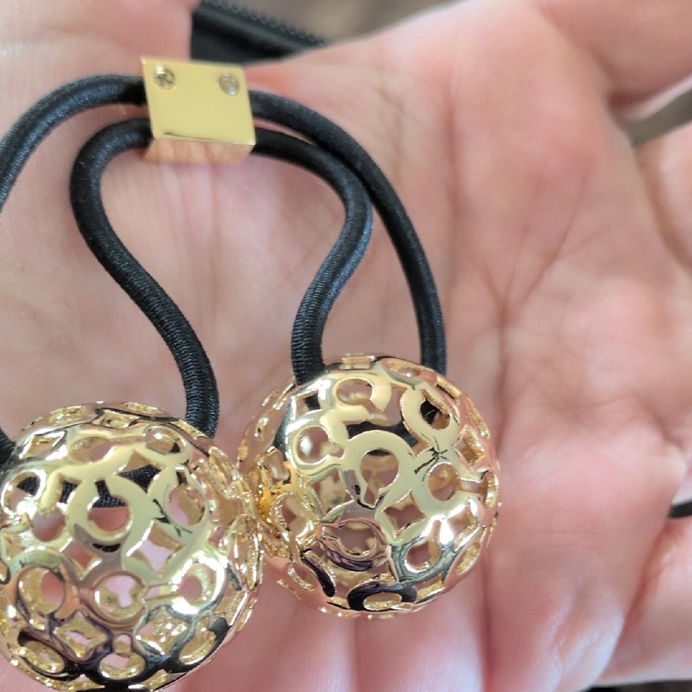 Coach Signature C Ponytail Hair Tie ONLY - Picture 5 of 6